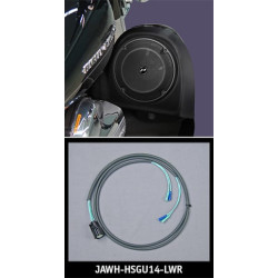 PartzBiz HD JAWH-HSGU14-LWR - J&M Corp ROKKER Lower Front Fairing Speaker Wire Harness 2014-20 Harley Touring