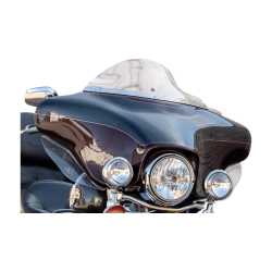 PartzBiz HD KW05-01-0200 - Klock Werks 6.5‚” Black Flare Windshield Batwing Bagger Harley Touring FLH 96-13