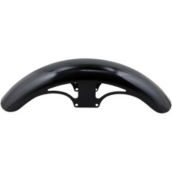 PartzBiz HD KW05-01-0493-R - Klock Werks Hugger P-Tom Front Fender Kit Satin Block Black 19” Harley FXLR M8