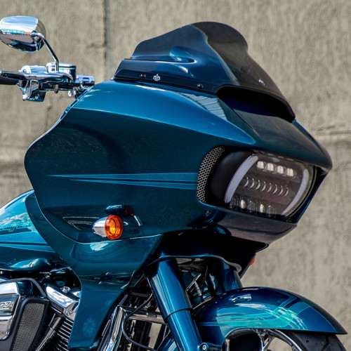 PartzBiz HD: 3492298-Klock Werks Sport Flare Windshield 11” Tinted Lexan Harley Touring 2015+