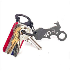 PartzBiz HD KeyChain - FTW Key Chain Saddle Nut Bottle Opener Wrench PartzBiz HD KeyChain - FTW Key Chain Saddle Nut Bottle Opener Wrench