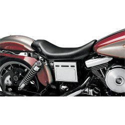 PartzBiz HD LN-001 - LePera Black Smooth Bare Bones Barebones ที่นั่งเดี่ยวต่ำ 1996-2003 Harley Dyna FXD