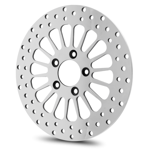 PartzBiz HD: 3441486-11.5‚” ดิสก์โรเตอร์เบรกหน้าแบบ Super Spoke สแตนเลส 1984-2013 Harley