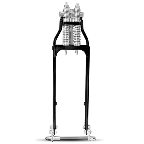 PartzBiz HD: 3482107-DNA 4” Under 18” Black Springer Wide Glide Front End Harley Chopper Softail Dyna