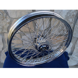 PartzBiz HD M21520942 - USA DNA Chrome 21‚ X 3.5‚” 80 ก้านล้อหน้า 2008-2020 Harley Touring PartzBiz HD M21520942 - USA DNA Chrome 21‚ X 3.5‚” 80 ก้านล้อหน้า 2008-2020 Harley Touring
