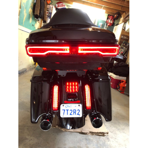 PartzBiz HD: -โมดูลแปลง 3 ทาง Dynamics Magic Tour-Pak แบบกำหนดเอง Harley Touring 14-Up PartzBiz HD: -โมดูลแปลง 3 ทาง Dynamics Magic Tour-Pak แบบกำหนดเอง Harley Touring 14-Up