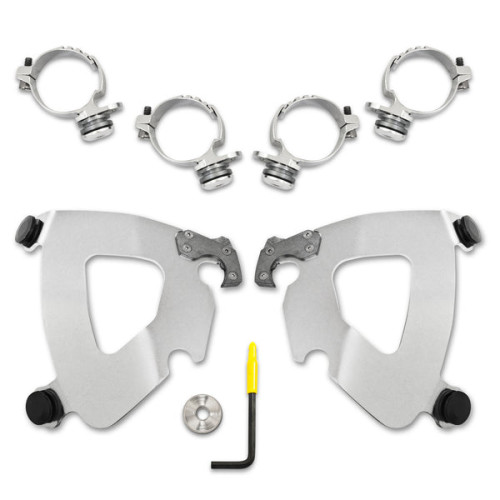 PartzBiz HD: 3466205-Memphis Shades Gauntlet Fairing Trigger-Lock Black Harley 06+ Dyna Softail FXBB PartzBiz HD: 3466205-Memphis Shades Gauntlet Fairing Trigger-Lock Black Harley 06+ Dyna Softail FXBB