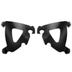 PartzBiz HD MEB2039 - Memphis Shades Black Road Warrior Trigger-Lock Mount Kit Harley 94+ FLHR Touring