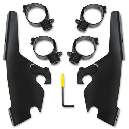PartzBiz HD: 3470112-Black Batwing Fairing Trigger-Lock Mounting Kit Harley 18+ Sport Glide FLSB M8 PartzBiz HD: 3470112-Black Batwing Fairing Trigger-Lock Mounting Kit Harley 18+ Sport Glide FLSB M8