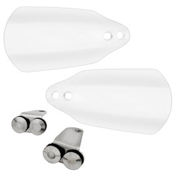 PartzBiz HD MEB7217 - Memphis Shades Club Style Black Lucite Hand Guards Dual Sport Harley Touring 15+ PartzBiz HD MEB7217 - Memphis Shades Club Style Black Lucite Hand Guards Dual Sport Harley Touring 15+