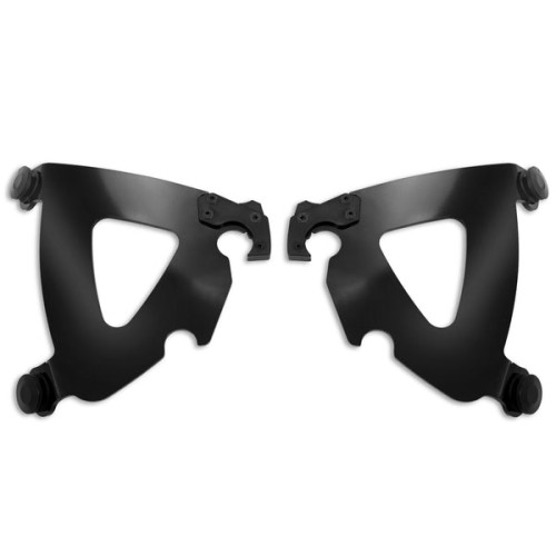 PartzBiz HD: 3468394-Memphis Shades Road Warrior Polished Trigger-Lock Mount Harley Softail Dyna 06+