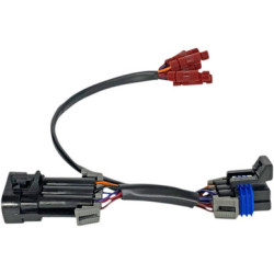 PartzBiz HD MPR-IND - Custom Dynamics Aftermarket Lighting Add-On Wiring Harness Adapter 14-Up Indian