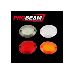 PartzBiz HD PB-F-LENS-SMOKE - Smoke ProBeam Flat Turn Signal Lenses PartzBiz HD PB-F-LENS-SMOKE - Smoke ProBeam Flat Turn Signal Lenses