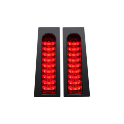 PartzBiz HD PB-FILL-23-RB - Custom Dynamics ProBEAM Fillerz กระเป๋าข้างสีดำ ไฟ LED สีแดง Harley 23-24 PartzBiz HD PB-FILL-23-RB - Custom Dynamics ProBEAM Fillerz กระเป๋าข้างสีดำ ไฟ LED สีแดง Harley 23-24