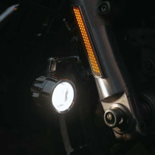 PartzBiz HD: -Custom Dynamics ProBeam Black LED Halo ไฟตัดหมอก Harley Touring FLH/T 97-13 PB-FOG-HD-B 2001-2197 20012197 1997-2013 FLTCU FLHX FLHR FLTR FLHT FLTRX electra road street glide ultra light
