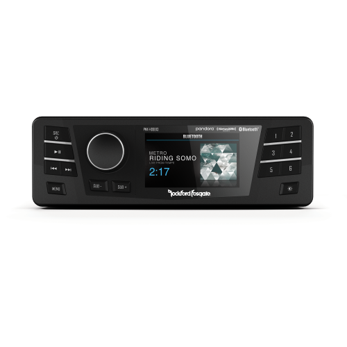 PartzBiz HD: 3461436-Rockford Fosgate PMX Stereo Radio Head Unit Bluetooth Water Proof Harley Touring