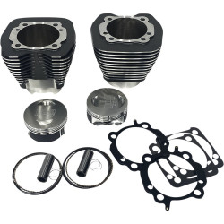PartzBiz HD RP201-130W - Revolution Big Bore Monster Cylinder Kit 124” NSC Granite Harley Twin Cam 99-17