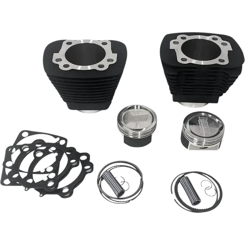 PartzBiz HD: 3490115-Revolution Bolt-On Big Bore Cylinder Kit 1250 Domed Black Harley XL 91-20 PartzBiz HD: 3490115-Revolution Bolt-On Big Bore Cylinder Kit 1250 Domed Black Harley XL 91-20