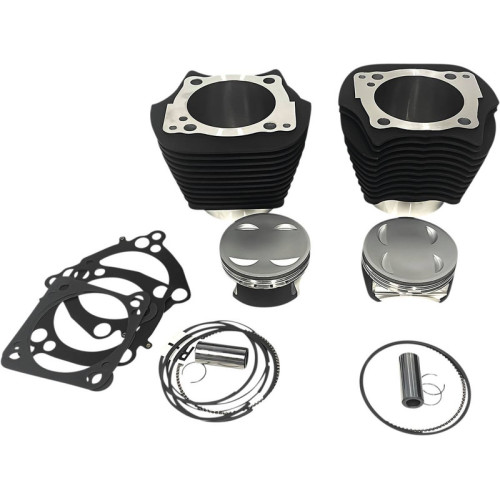 PartzBiz HD: 3490015-Revolution Big Bore Monster Cylinder Kit 143” Black Contrast NSC Harley M8 17+ PartzBiz HD: 3490015-Revolution Big Bore Monster Cylinder Kit 143” Black Contrast NSC Harley M8 17+