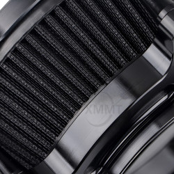 PartzBiz HD SAF001 - Black Billet Air Cleaner Kit Intake Filter Harley Sportster XL Stage 1 High Flow