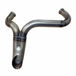 PartzBiz HD TC-1200 - Twisted Choppers Hookah 2 เป็น 1 Header Exhaust Drag Pipe 86-03 Harley Sportster