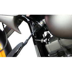 PartzBiz HD TDB - Paul Yaffe Bagger Nation Black Touchless Tie Down Harley 95-2020 Touring Dresser