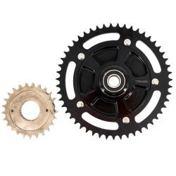 PartzBiz HD TM-2901 - ชุดแปลงเฟืองโซ่ Trask 530 ด้านหลัง 54T Cush Drive Harley 09-20 Touring PartzBiz HD TM-2901 - ชุดแปลงเฟืองโซ่ Trask 530 ด้านหลัง 54T Cush Drive Harley 09-20 Touring