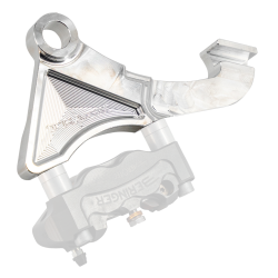 PartzBiz HD TM-3200-15 - Trask Assault Series Radial Caliper Mount Chrome 13” Rear Aluminum Harley 09-22 PartzBiz HD TM-3200-15 - Trask Assault Series Radial Caliper Mount Chrome 13” Rear Aluminum Harley 09-22