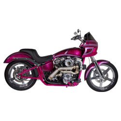 PartzBiz HD TM-7600-PO - Trask Tornado Turbo Performance Kit Pipe Stainless Harley Touring Softail 17+