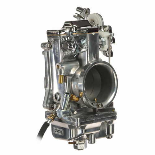 PartzBiz HD: 3451619-Mikuni HSR 42mm Polished HSR42 Carb Carburetor 1990-2006 Harley Evo Twin Cam 88