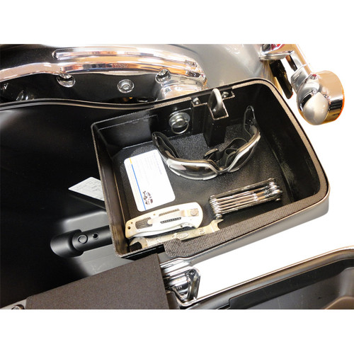 PartzBiz HD: 3449385-HardBagger Top Shelf Right Saddlebag Tray Organizer 2014-2020 Harley Touring
