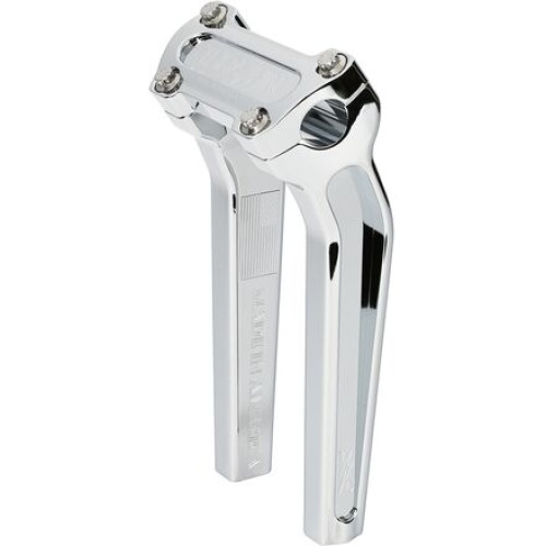 PartzBiz HD: 3492462-Thrashin’ OG Risers 6.5” Black Gauge Cut Pair Top Clamp 1” Harley Softail 18-21