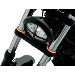 PartzBiz HD TW43AS - Smoke Truwrapz LED Fork Turn Signals for 43mm Forks PartzBiz HD TW43AS - Smoke Truwrapz LED Fork Turn Signals for 43mm Forks