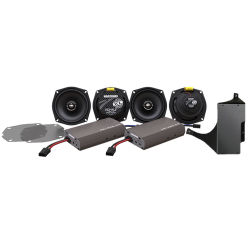 PartzBiz HD ULTRA KIT-XL - Hogtunes XL Series 450 Watt Amplified Amp 4 Speaker Kit Harley Ultra FLHT 98-13 PartzBiz HD ULTRA KIT-XL - Hogtunes XL Series 450 Watt Amplified Amp 4 Speaker Kit Harley Ultra FLHT 98-13