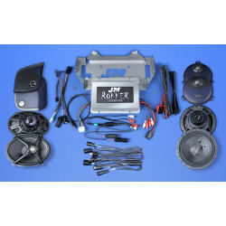 PartzBiz HD XXRK-700SP4-14SG - J&M ROKKER® XXR Extreme 800w 4-Speaker Amp Install Kit 14+ Harley Street Glide