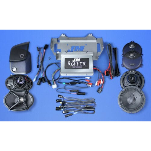 PartzBiz HD: 3449590-J&M ROKKER® XXR Extreme 800w 4-Speaker Amp Install Kit 14+ Harley Street Glide PartzBiz HD: 3449590-J&M ROKKER® XXR Extreme 800w 4-Speaker Amp Install Kit 14+ Harley Street Glide