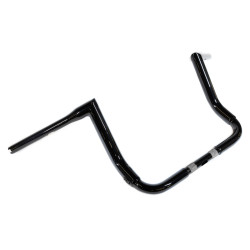 PartzBiz HD hb1035012b - Factory 47 Black STS Miter 12” Monkey Bar Apes Handlebars Harley Touring Bagger PartzBiz HD hb1035012b - Factory 47 Black STS Miter 12” Monkey Bar Apes Handlebars Harley Touring Bagger