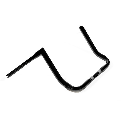 PartzBiz HD: 3486258-Factory 47 Black STS Miter 14” Monkey Bar Apes Handlebars Harley Touring Bagger