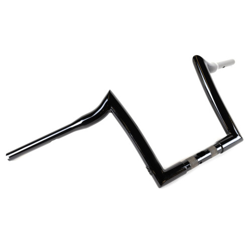 PartzBiz HD: 3487323-Factory 47 Signature Ape Hanger Handlebars 10” 1-1/4” Black Harley FLTR 15-22