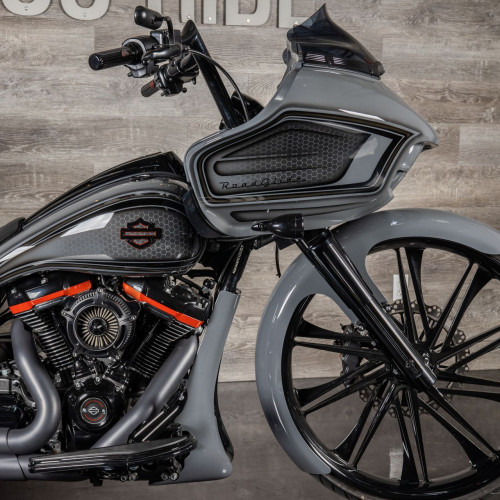 PartzBiz HD: 3487325-Factory 47 Signature Ape Hanger Handlebars 12” 1-1/4” Black Harley FLTR 15-22