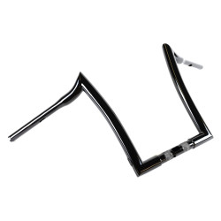 PartzBiz HD hb1825014b - Factory 47 Signature Ape Hanger Handlebars 14” 1-1/4” Black Harley FLTR 15-22 PartzBiz HD hb1825014b - Factory 47 Signature Ape Hanger Handlebars 14” 1-1/4” Black Harley FLTR 15-22