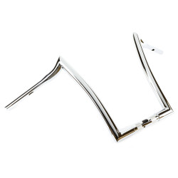PartzBiz HD hb1825016c - Factory 47 Signature Ape Hanger Handlebars 16” 1-1/4” Chrome Harley FLTR 15-22 PartzBiz HD hb1825016c - Factory 47 Signature Ape Hanger Handlebars 16” 1-1/4” Chrome Harley FLTR 15-22