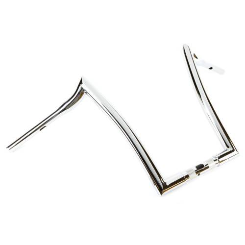 PartzBiz HD: 3487335-Factory 47 Signature Ape Hanger Handlebars 16” 1-1/4” Chrome Harley FLTR 15-22