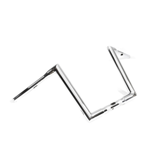 PartzBiz HD: 3487337-Factory 47 STR Miter Ape Hanger Handlebars 12” TBW Chrome Harley FLTR 15-22