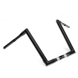 PartzBiz HD hb1835014b - Factory 47 STR Miter Ape Hanger Handlebars 14” TBW Black Harley FLTR 15-22 PartzBiz HD hb1835014b - Factory 47 STR Miter Ape Hanger Handlebars 14” TBW Black Harley FLTR 15-22