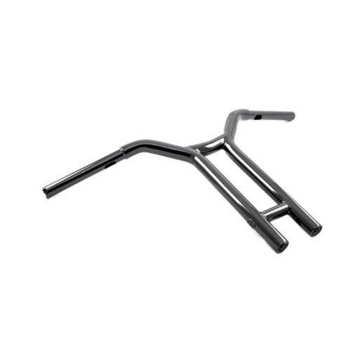 PartzBiz HD: 3487221-Factory 47 Cali Bar T Handlebars 14” 1-1/4” Gloss Black Harley Softail Dyna PartzBiz HD: 3487221-Factory 47 Cali Bar T Handlebars 14” 1-1/4” Gloss Black Harley Softail Dyna