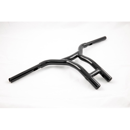 PartzBiz HD: 3487188-Factory 47 Cali Bar T Handlebars 12” 1-1/4” Gloss Black Harley Softail Dyna PartzBiz HD: 3487188-Factory 47 Cali Bar T Handlebars 12” 1-1/4” Gloss Black Harley Softail Dyna