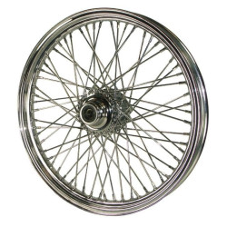 PartzBiz HD MU51653 - 21x2.15" 60 Spoke Wheel Front Billet Hub Harley Softail FXST FXSTC 00-06