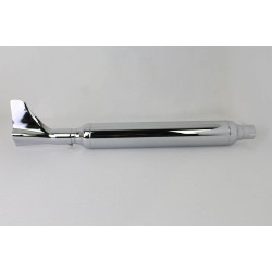 PartzBiz HD VT30-0611 - 24" Cigar Style Chrome Slip On Muffler w/ Bronx Tail Tip Harley FL 41-57