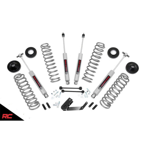 PartzBiz HD: 4425282-Rough Country PERF694 3.25” Lift Kit N3 Shocks สำหรับ 07-18 Jeep Wrangler JK 4 ประตู Best New Suspension Lift Kit อัพเกรด Offroad Custom Unlimited Sport Rubicon Moab Sahara 4 ประตู 4x4 4wd 2wd เพลาหน้า PartzBiz HD: 4425282-Rough Country PERF694 3.25” Lift Kit N3 Shocks สำหรับ 07-18 Jeep Wrangler JK 4 ประตู Best New Suspension Lift Kit อัพเกรด Offroad Custom Unlimited Sport Rubicon Moab Sahara 4 ประตู 4x4 4wd 2wd เพลาหน้า